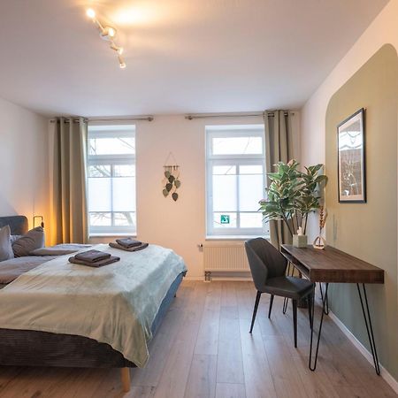 Boho-Suite - Sauna, Netflix, Nespresso, Zentral, Messe Chemnitz Exterior photo