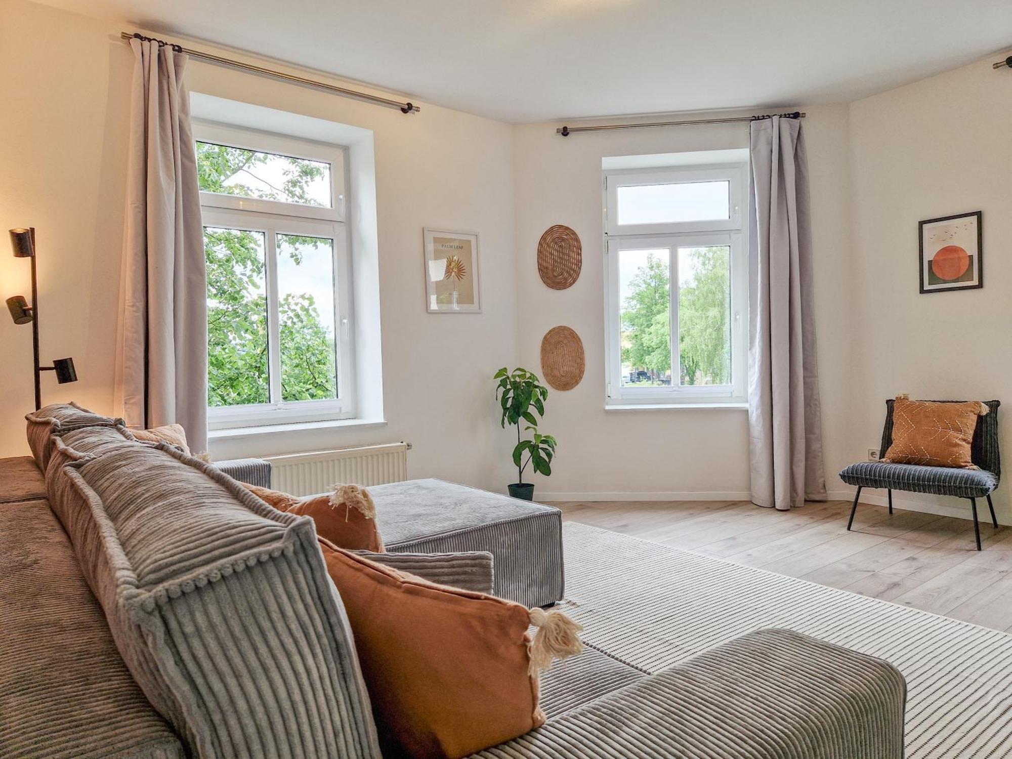 Boho-Suite - Sauna, Netflix, Nespresso, Zentral, Messe Chemnitz Exterior photo